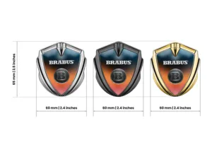 Brabus Emblem Fender Abzeichen High-End Look Drift Stil